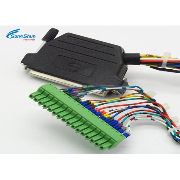 HDB 37Pin Plug Electrical Wiring Harness 3.81mm Terminal Blocks Laboratory Weighing