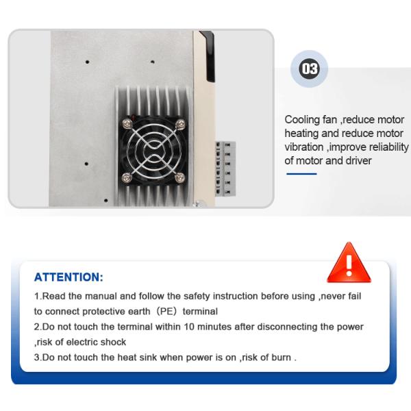 Speed Stepper Motor Drive for CNC Cutting Machine Leadshine H2-758 Rated Speed 1500rpm