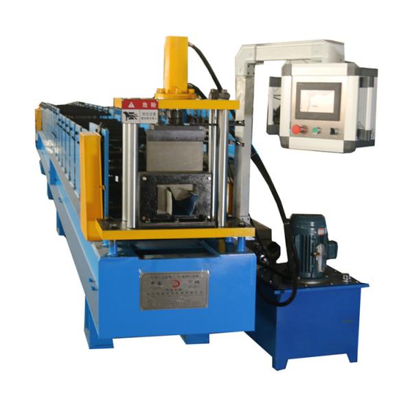 PLC-controlled roll forming machine Galvanized Ridge Roofing Sheet Gutter Roll Forming Machine