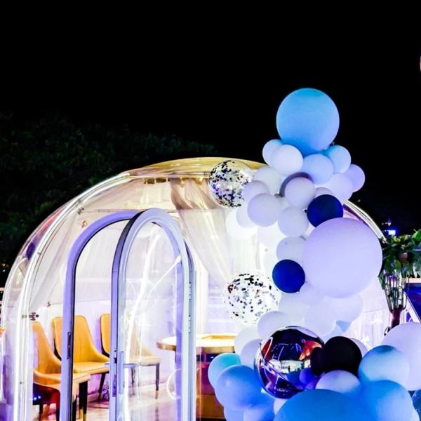 PC Polycarbonate Transparent Polycarbonate Geodesic Dome Low Ripple