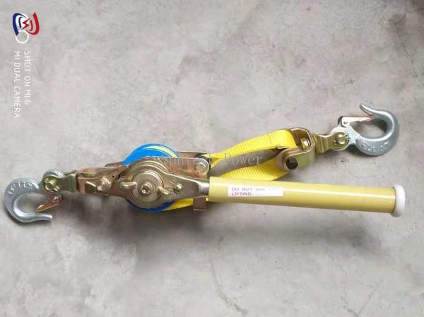 FRP ハンドルチェーン リフティング ハイスト 絶縁式 緊縮器 導電性なし
