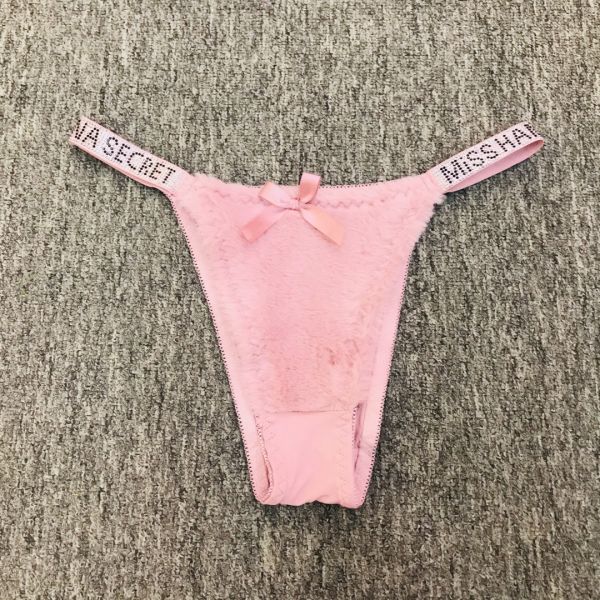 Underwear Bra Set Plush Fabric Underwire Plush Bra Rhinestone Strap Bra Large Size Wholesale 46-52 C Cup Women