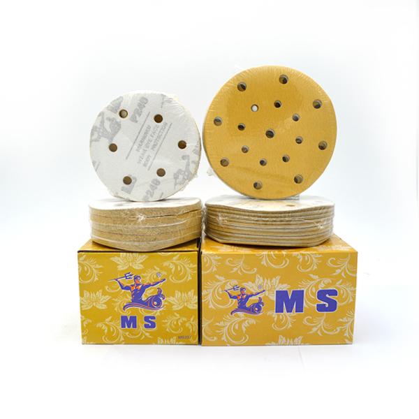 17 Holes 6 Inch Automotive Sandpaper Abrasive Automotive Sanding Discs