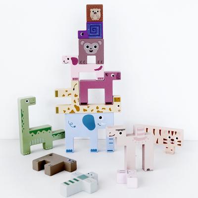 2025 New Animal Block Puzzle 3d Block Puzzle Educational Toy for Kids