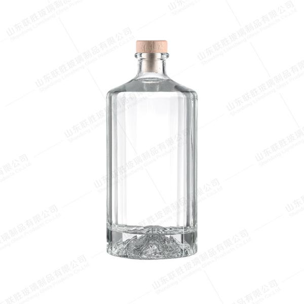 200ml 375ml 500ml 750 ml Glass Bottles For Whisky Custom Size Accepted with cork