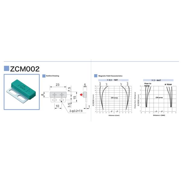 High Precision Positioning Applicable Composite Magnets Switching Magnet Material ZCM004