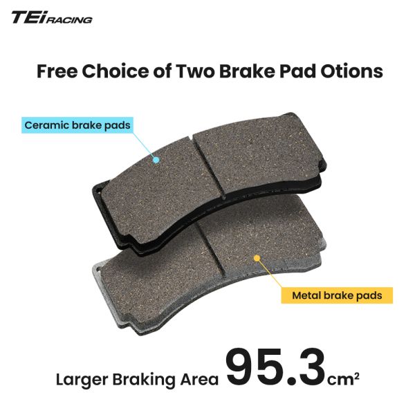 Kit de freinage avant rétrofit TEI P60NS 6 pistons pour BMW F30 F80 E90 315i 320i 325i 330i, disque 355/378*28mm