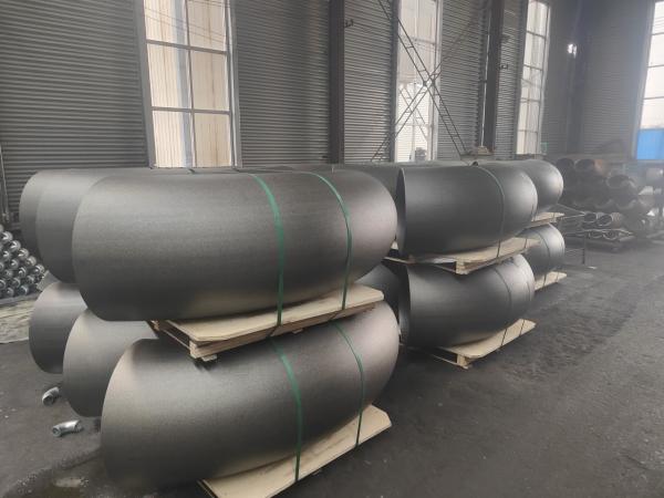 Large Carbon Steel Elbow 24---48 90 Degree LR Elbow Bevelend Black Painting