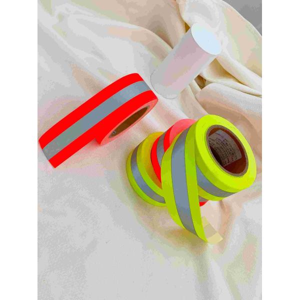 Пламя - лента retardant высокой безопасности серебра видимости отражательная для апельсина костюмов пожарного одежды желтого