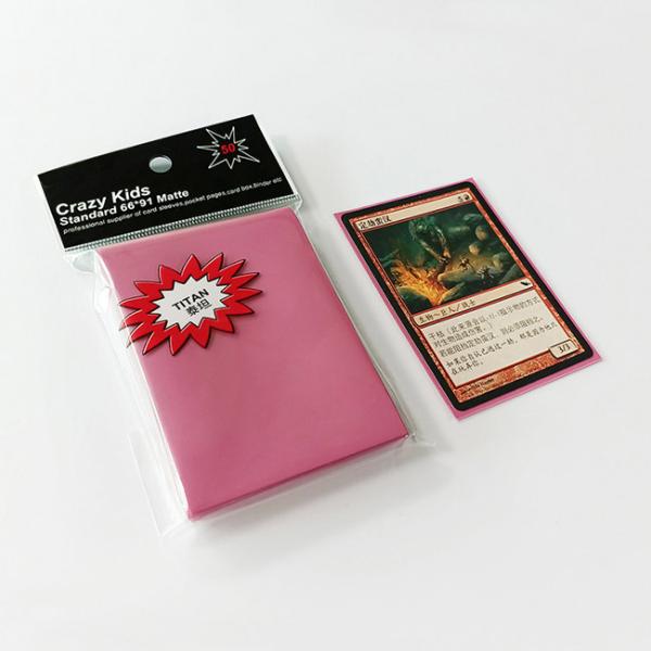 Розовый протектор коллекционных карточек MTG/наруто/рукава для карт Pokemon 63X88mm подходят