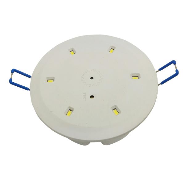 LED Recessed Emergency Light 1.5W 120lm ABS Casing 3-Year Warranty