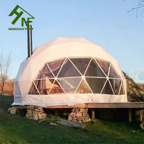 2-10 People Falimy Holidays Outdoor Geodesic Round Camping Dome Tent For Resort