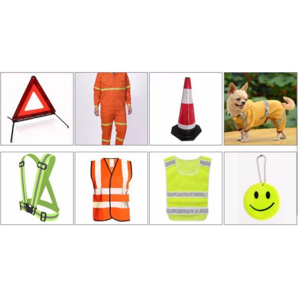 серебра света 100% полиэстер ленты одежды безопасности 3м ленты отражательного отражательные для одежды