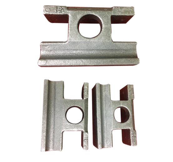 Железнодорожный аксессуар Гибкая литая железная плитка железнодорожная плечевая баффлевая плитка