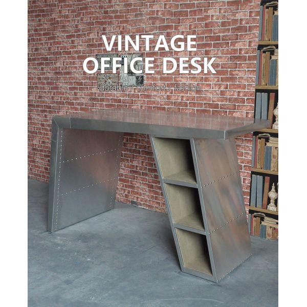 Nidea #8312 Customization Industrial Vintage Handmade Aluminum Console Table Home Office Studio Desk Durable for Wing Furniture