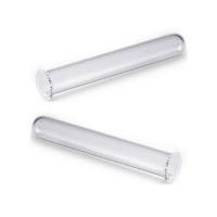 Longévité claire de tube à essai de quartz longue avec le joint de bouchon de morcellement de quartz