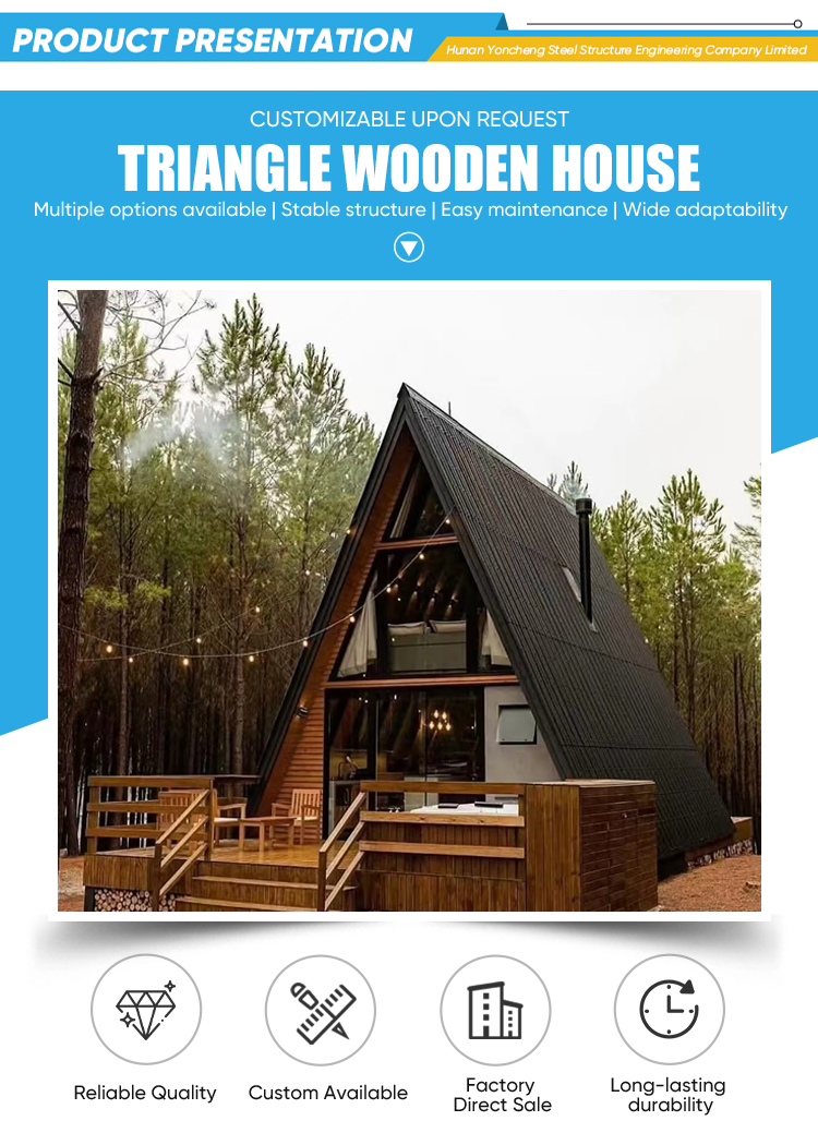 Factory Direct Sale Lightweight Luxury Modern Outdoor Living Steel Structure Modular Bathroom Hotel Yoncheng Wood Frame