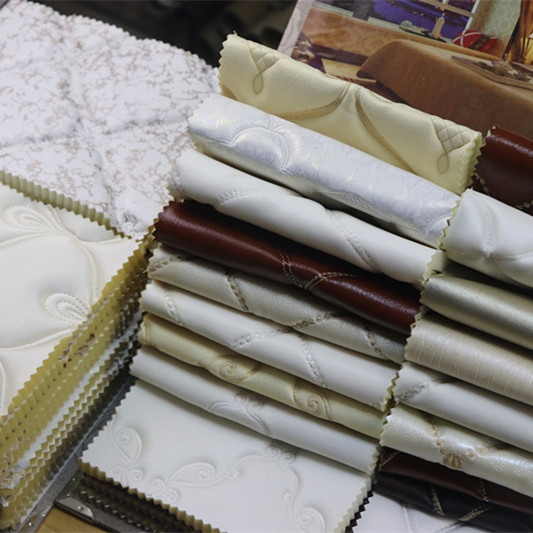 Custom Thickened Waterproof PU Leather Car Upholstery Quilted Embroidered Foam Stretchable for Decorative Outdoor Use Bags Sofas