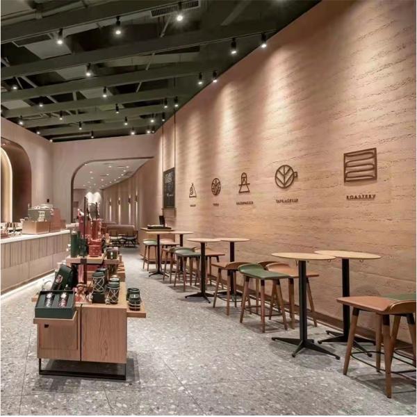 Natural Stone Exterior Wall Panels Decorative Ecological Flexible 3D Big Rammed Earth 5mm