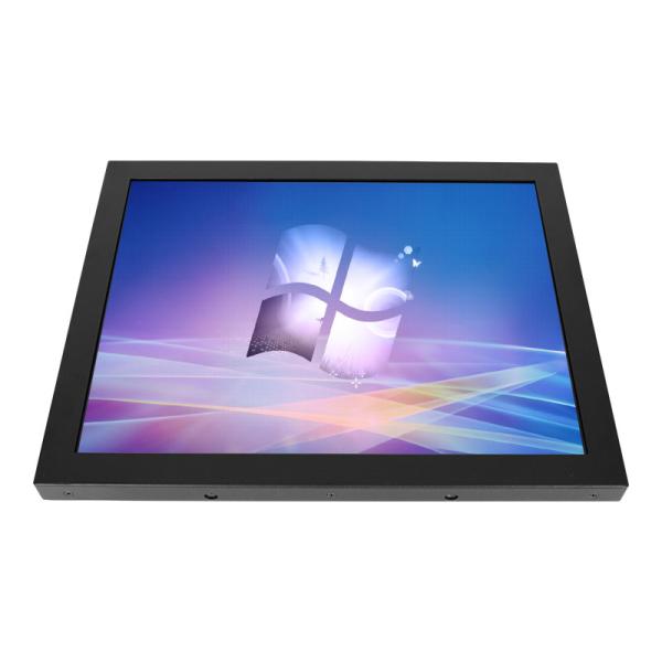 VGA / DVI / HDMI 12.1 Inch PCAP Kiosk Touch Monitor 4:3 Ratio Display