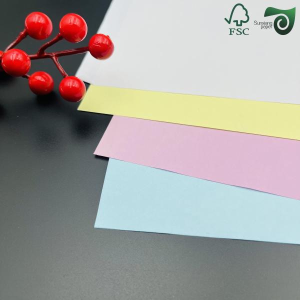 3 Ply Blue Black NCR Carbonless Paper  CB CFB CF Options 48gsm 80gsm FSC  SGS Certified