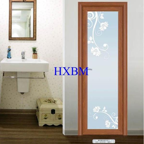 Vidro laminado vitrificado de portas interiores de padrão europeu dobro de alumínio ou vidro do costume