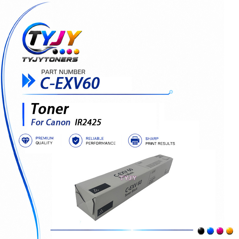 High Yield C-EXV60 Compatible Toner Fit Canon imageRUNNER IR2425 2425i
