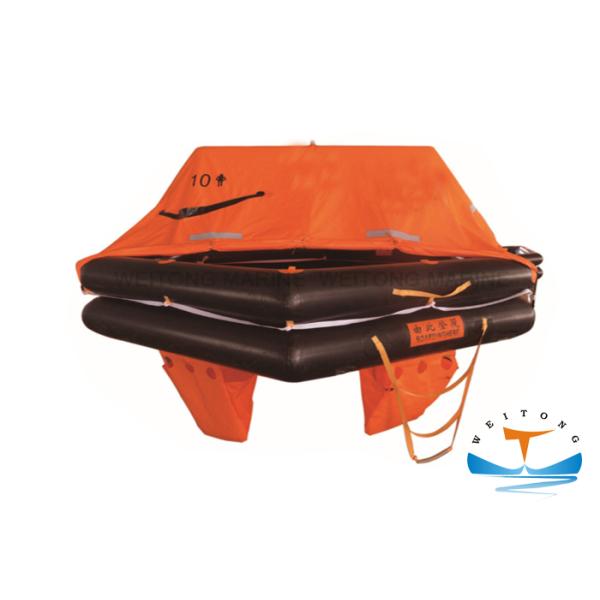 1060x580mm 6 Person Marine Life Raft 82 Kg Weight For Yacht Small Craft