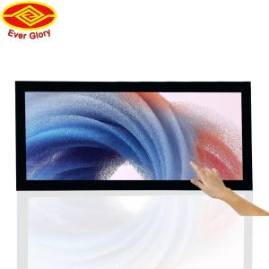 34 Inch Industrial Panel PC Touch Screen Anti Fingerprint 1920 X 1080 Pixel OEM