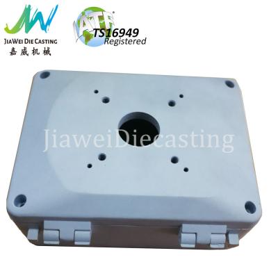 IP66 White Powder Coating Aluminium Casting and Finishing Parts CCTV Camera Housing Use