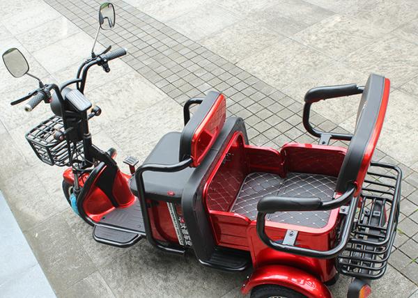 800W/1000W/1200W electric motor red color 3 wheel electric scooter for adults