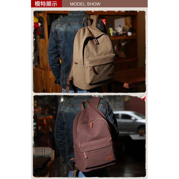 2017 Fashion Canvas Backpacks For Teenages Leisure Canvas Bag
