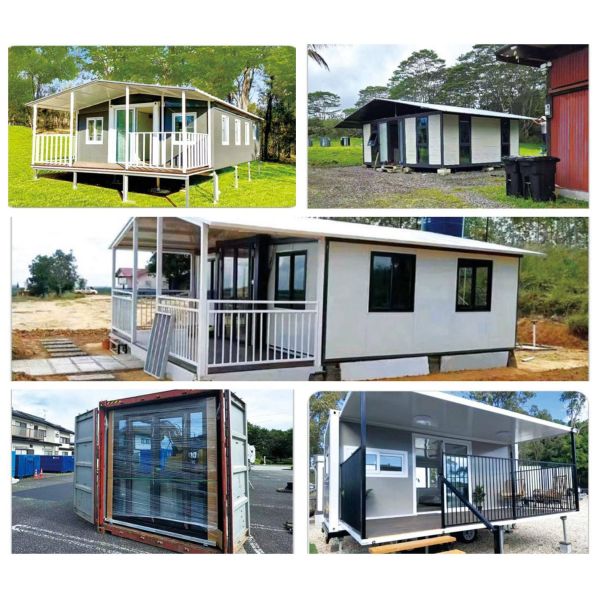 Expandable Folding House with Fully Galvanized Steel Structure, Customizable Floor Area, and Rapid Assembly & Disassembly