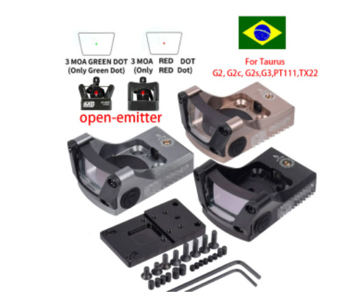 Tactical RMR M1 Red Dot Green Dot Reflex Sight For Taurus PT111 G2 G2c G2s G3 Pistol