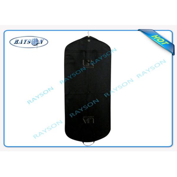 Серые крышки костюма и платья, сумки не сплетенной ткани с фильмом PVC