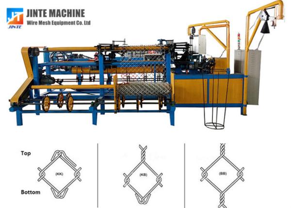 Compact Roll 6m Fully Automatic Chain Link Fence Machine