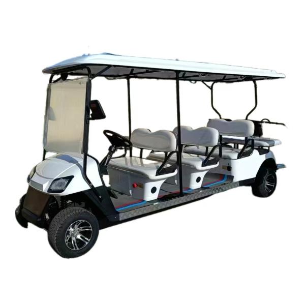 4 Wheel Street Legal Familia eléctrica de todo el camino Utilidad de Golf 8 plazas 2025 Con caja de almacenamiento