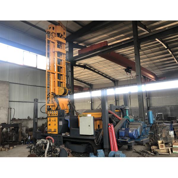 Rotation Torque Rubber Crawler Mounted Drilling Rig 200 Meters Depth