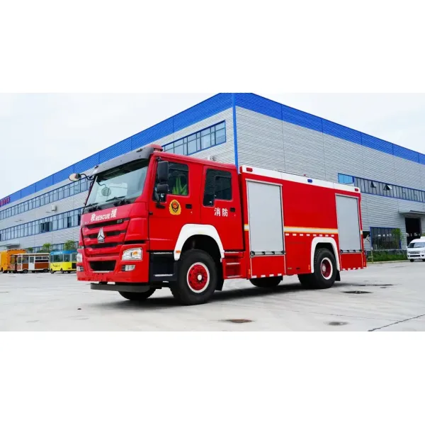 Sinotruk 10t 4X2 Foam Fire Truck Dry Powder Fire Truck Fire Truck Manufacturer Global Sales