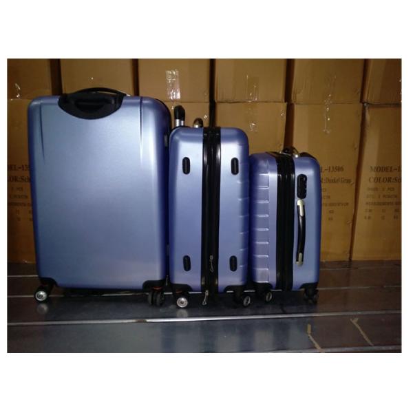 Fashionable ABS Trolley Luggage Carry On , Trolley Suitcase Set With Iron Trolley