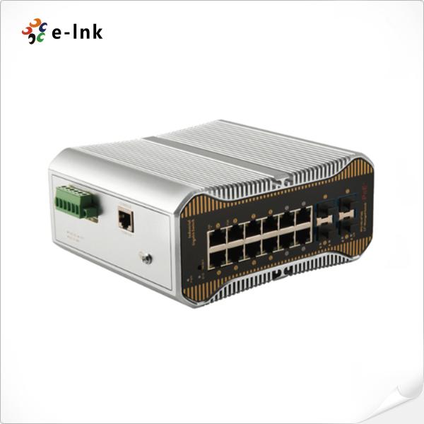 L2+ Industrial 12 ports 10/100/1000T + 4 ports 10G SFP+ Géré Ethernet Switch