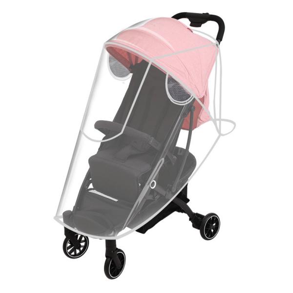 EVA Customize Weather Shield Clear PVC Baby Stroller Rain Cover