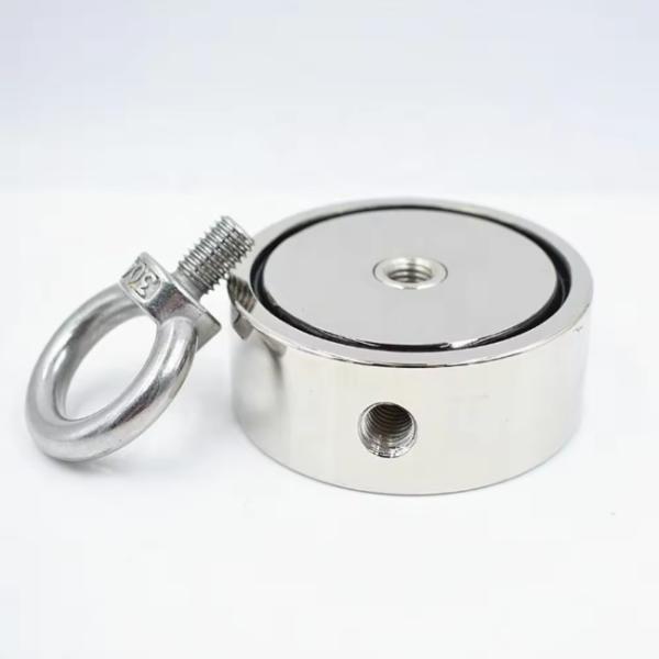 Double Side Search Magnetic Hook Salvage Fishing Magnet Nickel Plating