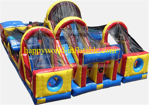 adrenaline rush obstacle course , inflatable obstacle course , inflatable