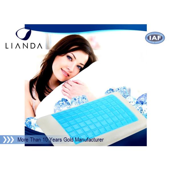 Reversible Cooling Gel Pillows with Stay Cool Blue Gel Top and Premium Memory Foam