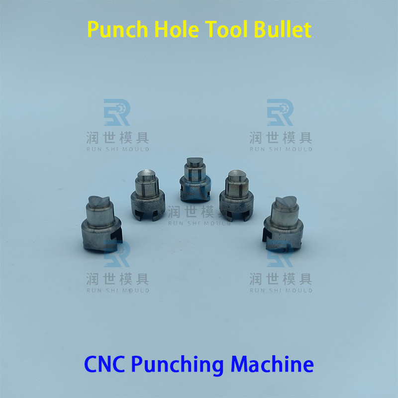 Steel CNC Punching Machine Parts Punching Function Bullets Head