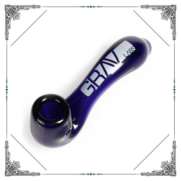 Hook Style Grav Glass Smoking Pipes 4.2 Inches Color Tobacco Hand Pipe