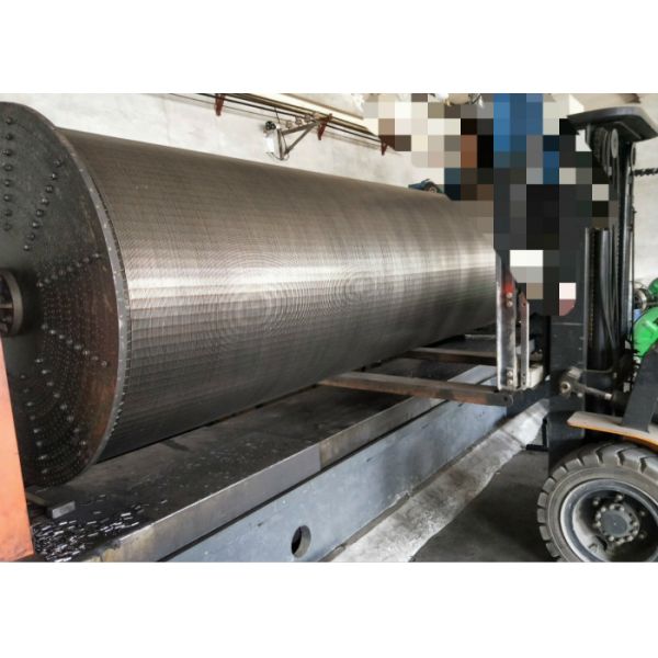Stainless Steel 304 Reverse Wedge Wire Rotary Screen Drum Cylinder Water Treatment