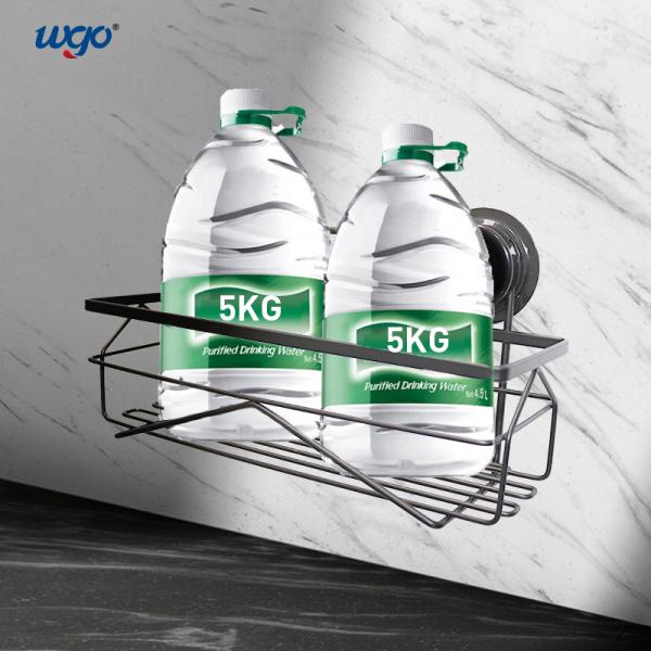 Black Oxidized Stainless Steel Bath Accessories Holder For Shower Suction Cup Fixed