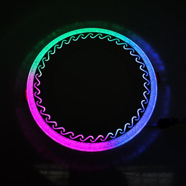 Simple Double Color Commercial Led Ceiling Panel Light With Aluminum Housing